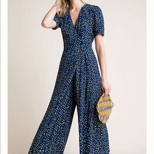 NWT Kachel Anthropologie Cepheid wrap romper 6